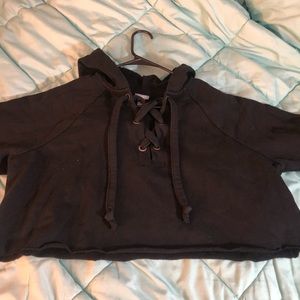 Cropped hoodie